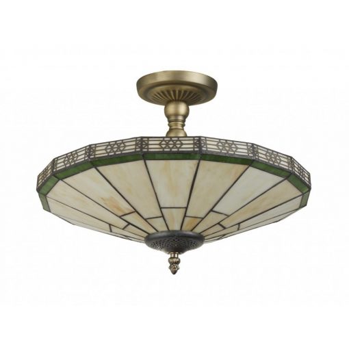 Tiffany Ceiling Lamp Multicolor NEW YORK SEARCHLIGHT 4417-17