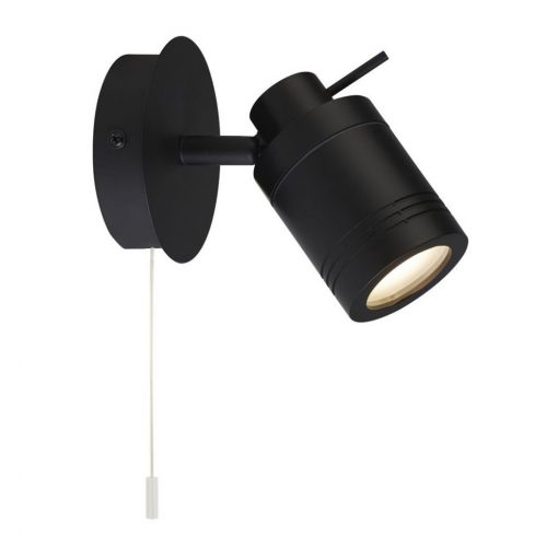 Bathroom Wall Lamp Black SAMSON SEARCHLIGHT 6601BK