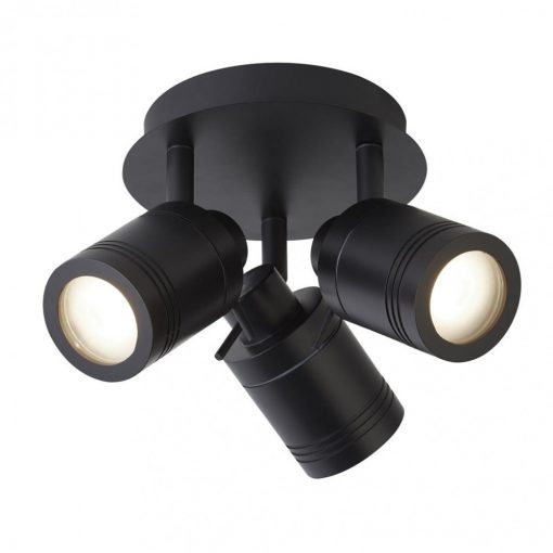 Bathroom Ceiling Lamp Black SAMSON SEARCHLIGHT 6603BK