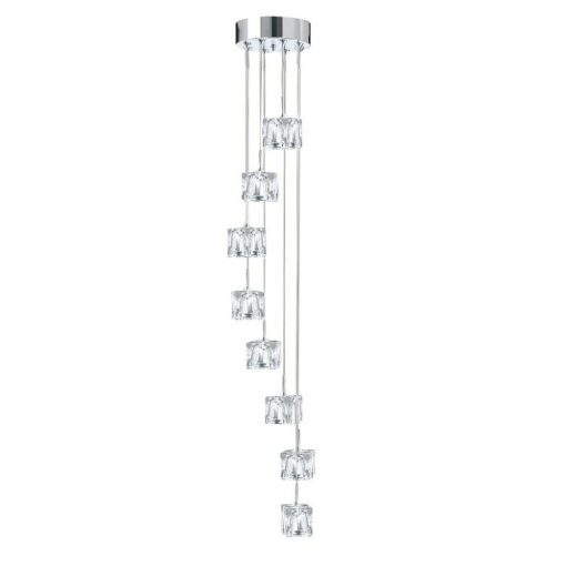 Pendant Chrome ICE CUBE SEARCHLIGHT 6778-8-LED