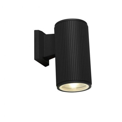 Outdoor Wall Lamp Black HAMBURG SEARCHLIGHT 6871BK