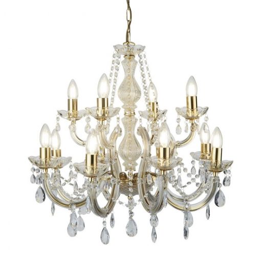 Chandelier Gold MARIA THERESE SEARCHLIGHT 699-12