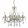 Chandelier Gold MARIA THERESE SEARCHLIGHT 699-5