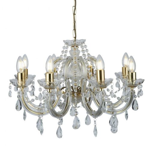 Chandelier Gold MARIA THERESE SEARCHLIGHT 699-8