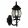 Outdoor Wall Lamp Black BEL AIRE SEARCHLIGHT 7144-1