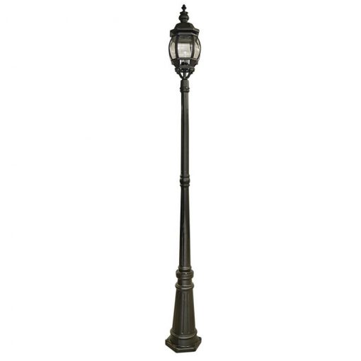 Tiffany Floor Lamp Black BEL AIRE SEARCHLIGHT 7174