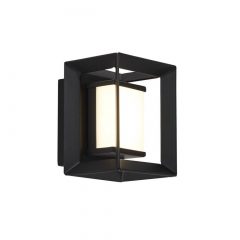 Bathroom Wall Lamp Black CHAPLIN SEARCHLIGHT 74303-1BK