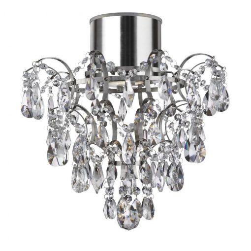 Bathroom Ceiling Lamp Chrome BELLE SEARCHLIGHT 7901-1CC-LED