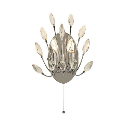 Wall Lamp Chrome PEACOCK SEARCHLIGHT 86012-2CC