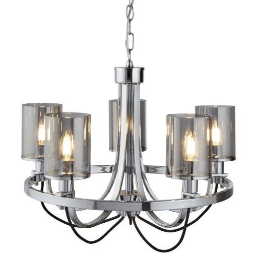 Chandelier Chrome CATALINA SEARCHLIGHT 9045-5CC