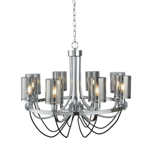 Chandelier Chrome CATALINA SEARCHLIGHT 9048-8CC