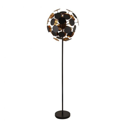 Floor lamp Black DISCUSS SEARCHLIGHT EU3079BG