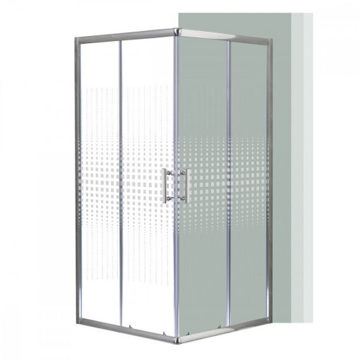 Spirit Matrix 80x80 cm square shower cubicle without shower tray