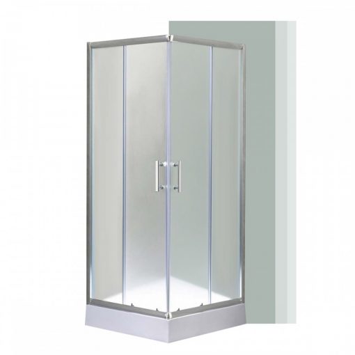 Spirit Matt 80x80 cm square shower cubicle with shower tray