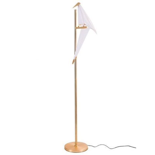 Floor lamp White BIRD STEP INTO DESIGN F9501-gold