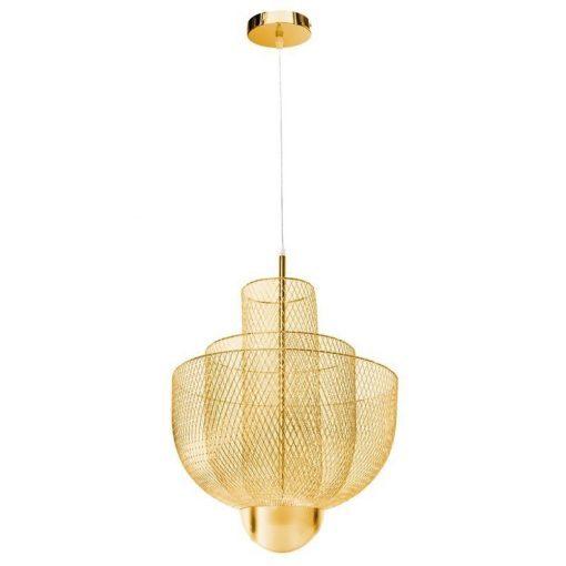 Pendant Gold MESH STEP INTO DESIGN MD-7026-600-GOLD