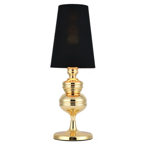 Table Lamp Gold QUEEN STEP INTO DESIGN MT-8046-18-BLACK