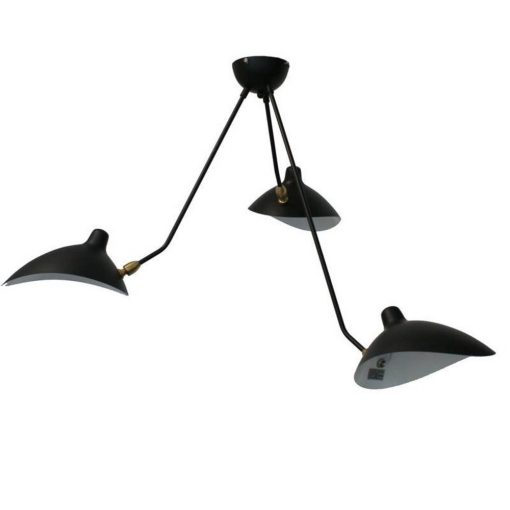 Ceiling Lamp Black CRANE STEP INTO DESIGN P8703