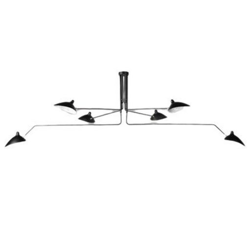 Ceiling Lamp Black CRANE STEP INTO DESIGN P8706