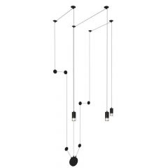 Wall Lamp Black LINEA STEP INTO DESIGN XT012-3W