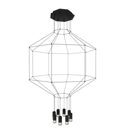 Pendant Black LINEA STEP INTO DESIGN XT080-8P