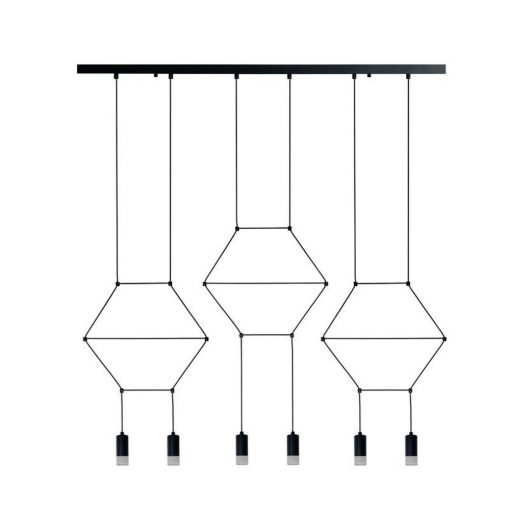 Suspension Black LINEA STEP INTO DESIGN XT100-6P