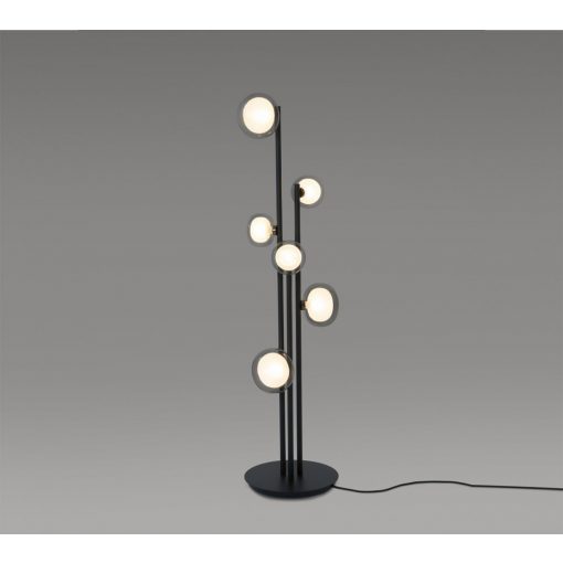 Floor lamp Black NABILA TOOY 552-66-C2-C48-SMOKE