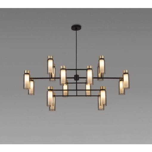 Chandelier Black OSMAN TOOY 560-17-C2-C41-CLEAR