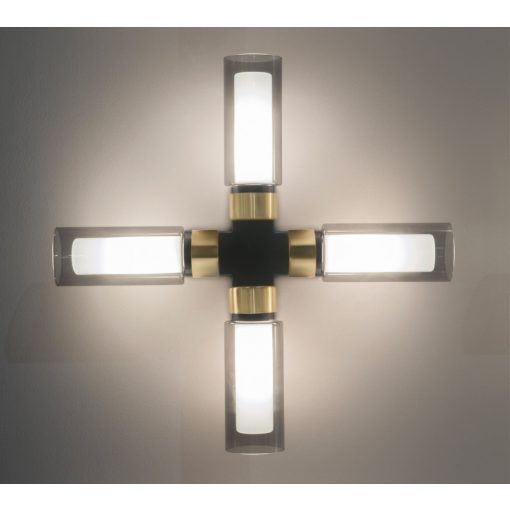 Wall Lamp Black OSMAN TOOY 560-74-C2-C41-CLEAR