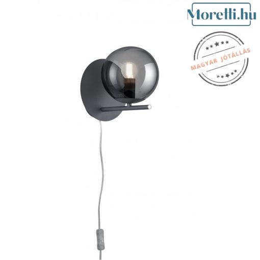 Bathroom Wall Lamp Black PURE TRIO 202000142