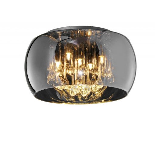 Ceiling Lamp Black VAPORE TRIO 611210506