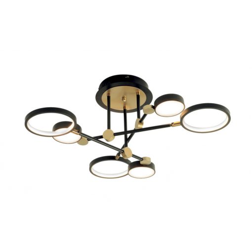 Ceiling Lamp Black PERSA VIOKEF-4251100