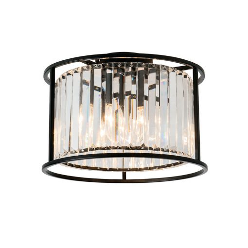 Ceiling Lamp Black MATT RONDA VIOKEF-4256300