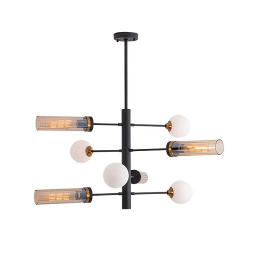 Ceiling Lamp Black ZAMBELIS 22055