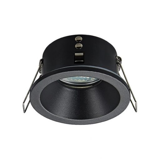 Bathroom Recessed Lamp Black ZAMBELIS S046